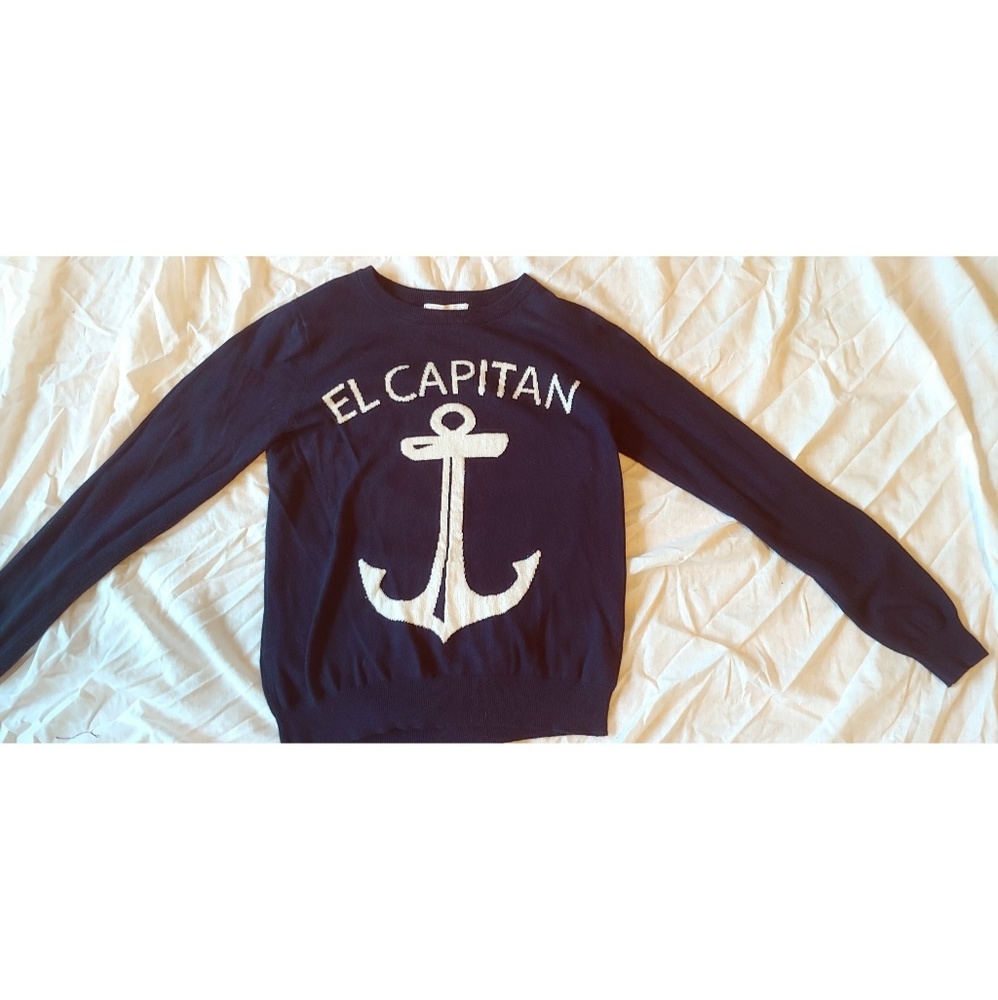 Navy blue sweater